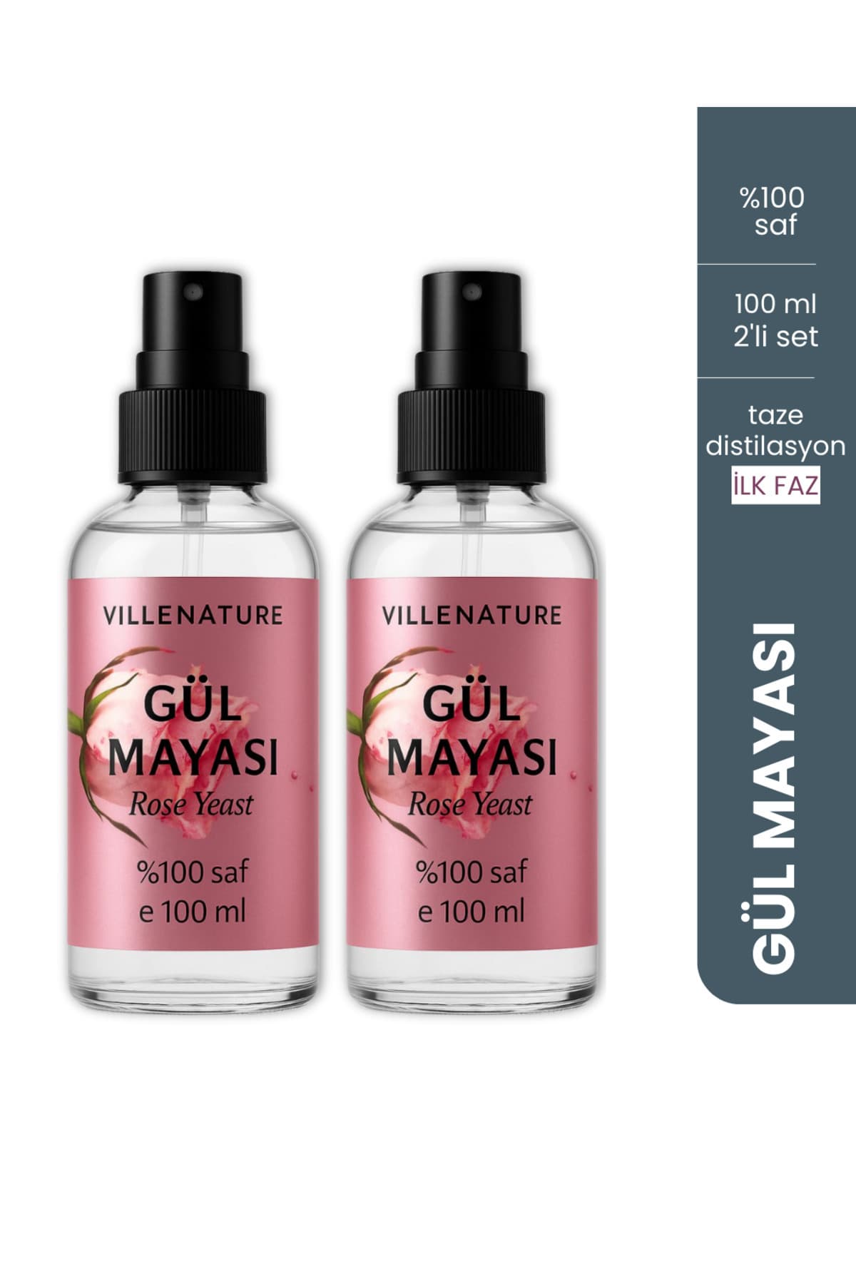 Gül Mayası | Doğal Yüz Toniği | 2 x 100 ml