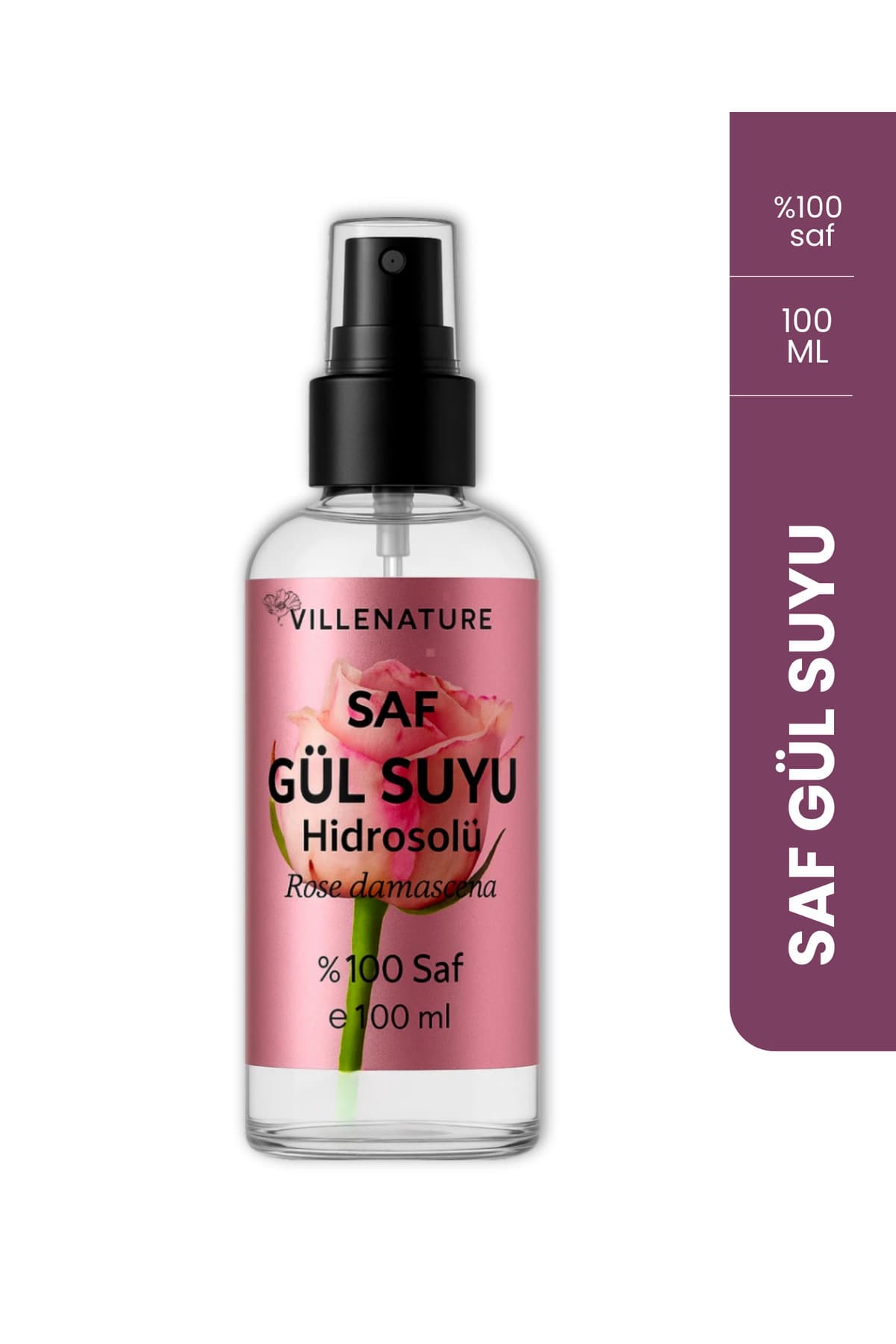 Gül Suyu | Doğal Yüz Toniği | 100 ml Yağı alınmamış Gülsuyu